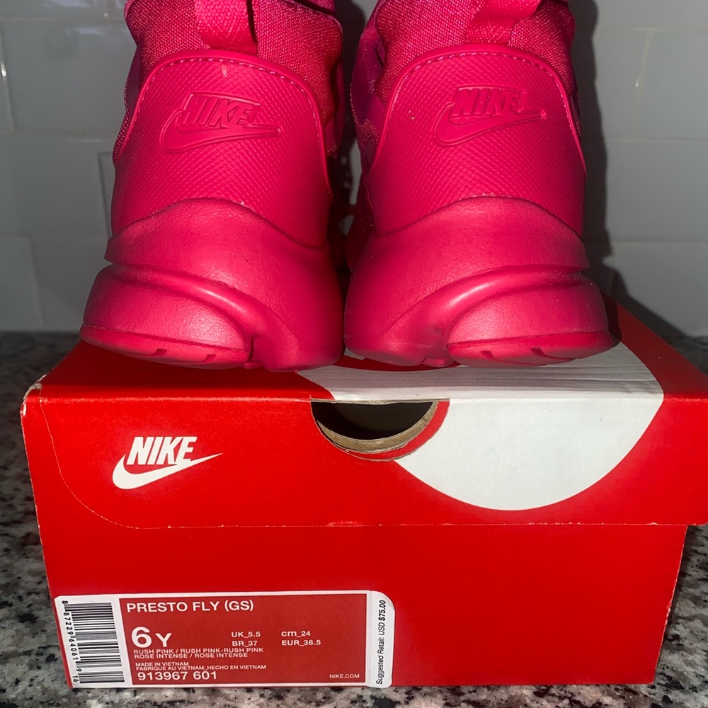 Nike Pink High-Top Sneakers with Padded Collar